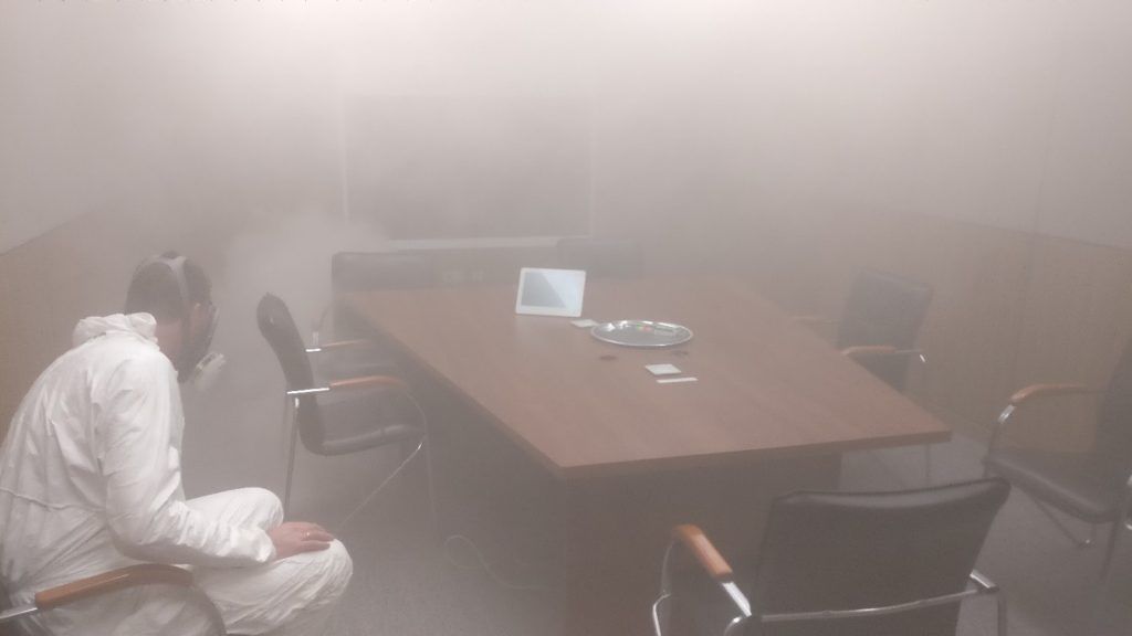 Сухой туман от запахов. Обработка сухим туманов в Кирове. Цены